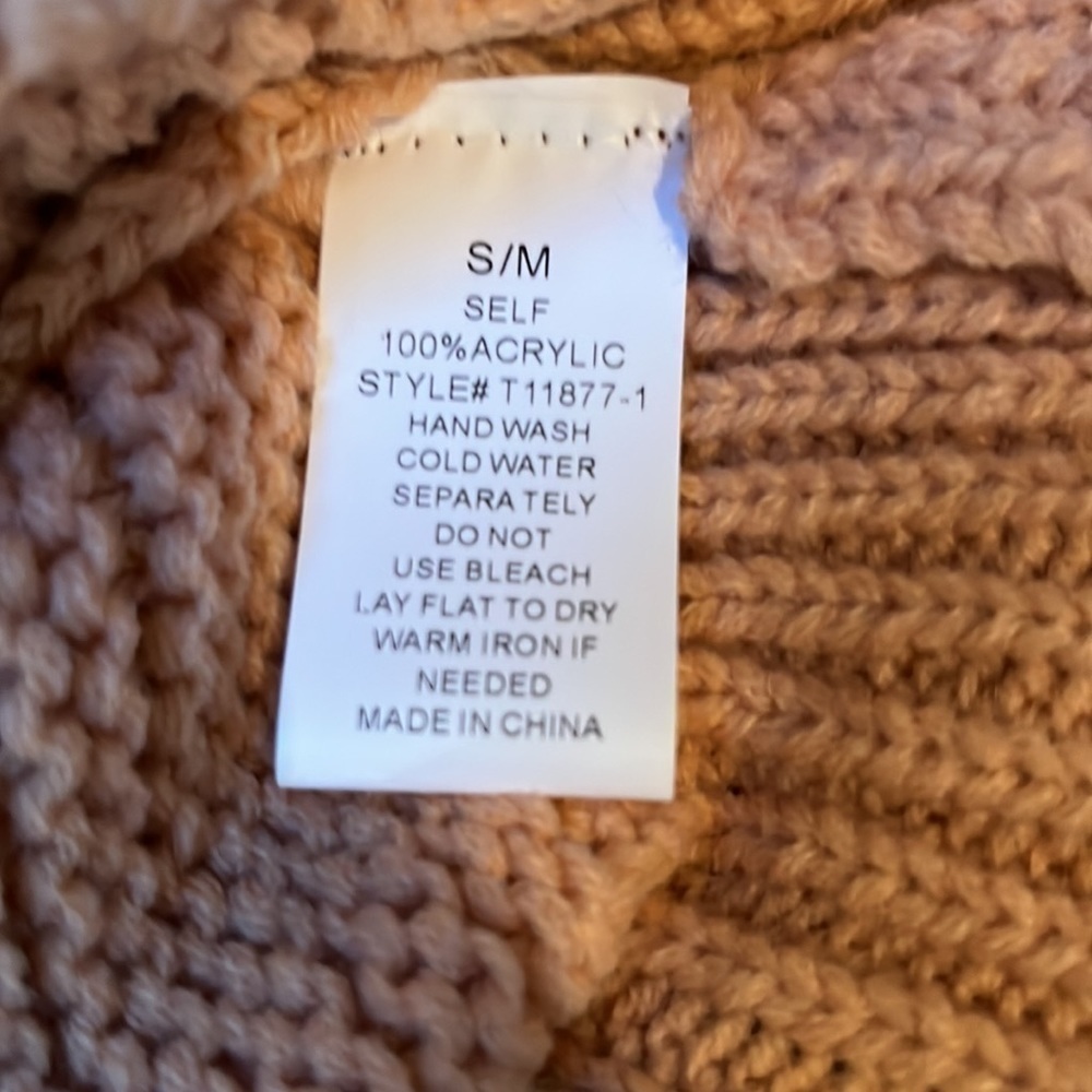 Blue B New Striped Sweater in Salmon/Rust Color Combo - Picture 7 of 9